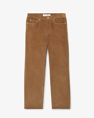 스트레이트 핏 코듀로이 팬츠