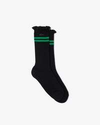 러플 티핑 골지 양말