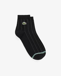 립조직 세로 스트라이프 앵클 양말