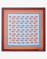 실크 패턴 스카프