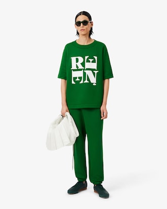 더블 페이스 RENE 프린트 티셔츠