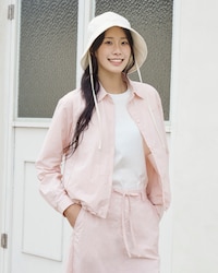 아우터형 타이드 디테일 셔츠