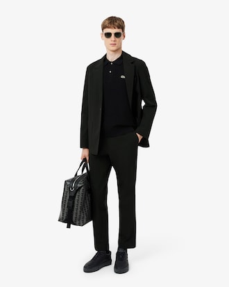 링스링스 반팔 폴로 스웨터