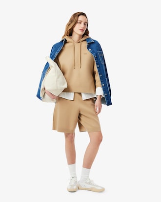 더블페이스 후드 스웨터