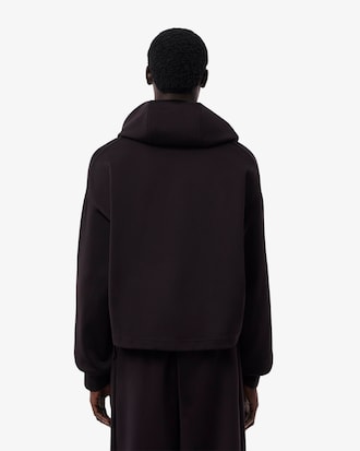 오버사이즈 크롭 후디 스웻셔츠