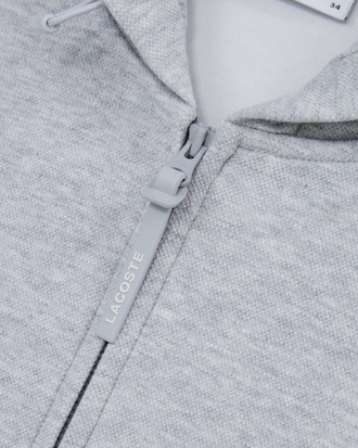 시그니처 테크니컬 피케 후드 집업