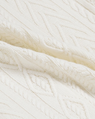 변형 케이블 크루넥 가디건