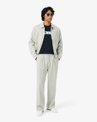 테니스 레터링 그래픽 반팔 티셔츠