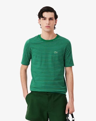 남성 헤비 스트라이프 슬림 티셔츠