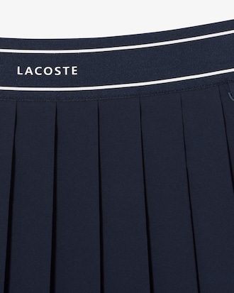 언밸런스 플리츠 스커트