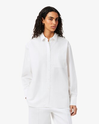 오버핏 클래식 포플린 셔츠