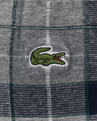 남성 체크 중목 양말