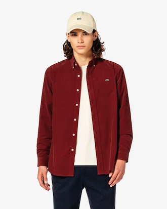 코듀로이 솔리드 셔츠