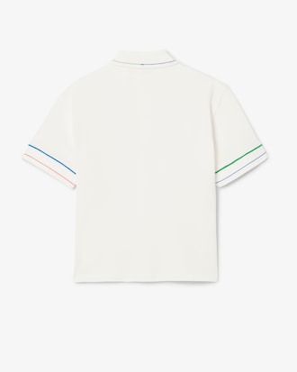 키즈 컬러 파이핑 반팔 폴로