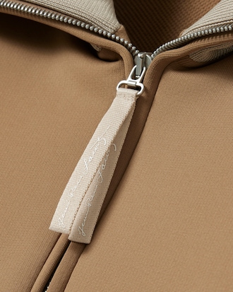 더블 페이스 집업 칼라 스웨트셔츠