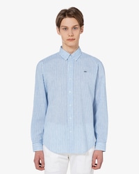 체크 린넨 셔츠