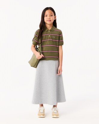 멀티 스트라이프 반팔 폴로