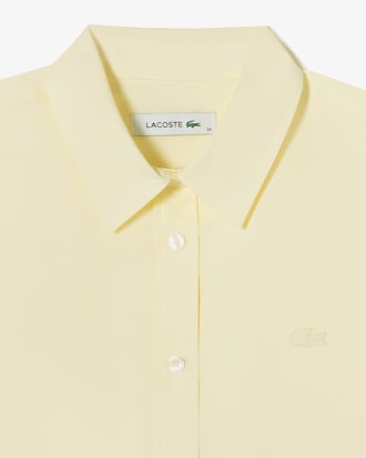 포플린 솔리드 셔츠