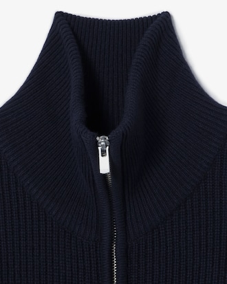 립조직 풀집업 가디건