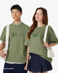 라코스테 X 고질라 티셔츠