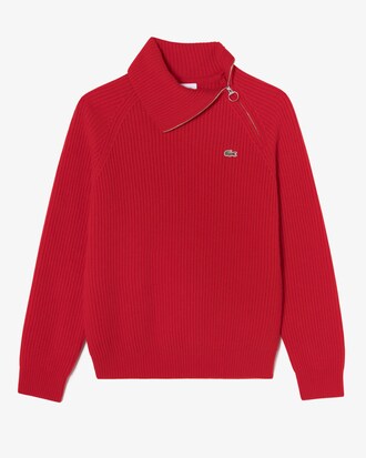 사선 하프짚업 스웨터