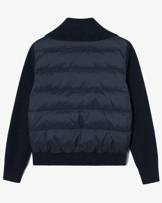 니트소매 경량 다운