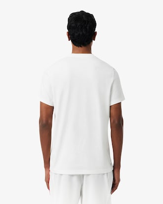 테니스 Tricolor 빅크록 반팔 티셔츠