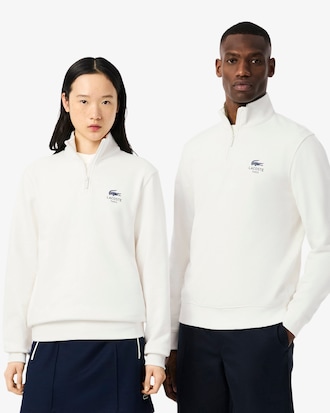 소프트브랜딩 캐주얼 하프집업 스웻셔츠