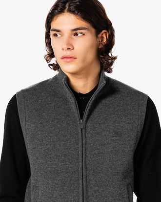 이중직 지퍼 베스트