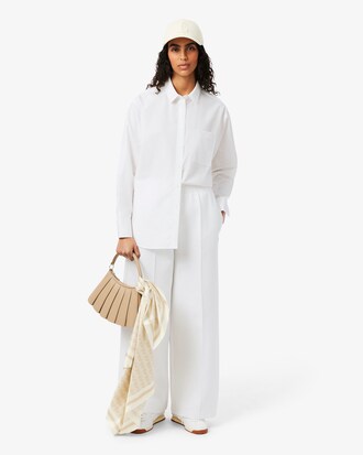 오버핏 클래식 포플린 셔츠