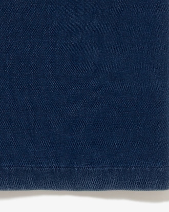 JP 인디고 반팔 폴로 셔츠