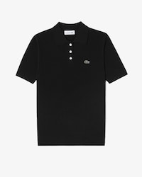 케이블 반팔 폴로 스웨터