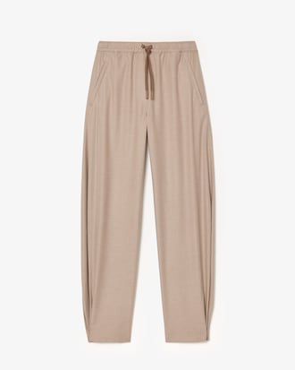 플란넬 와이드 팬츠