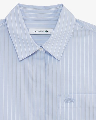 릴렉스핏 스트라이프 포플린 셔츠