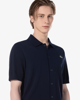 반팔 카라 가디건