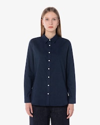 브러쉬드 코튼 셔츠