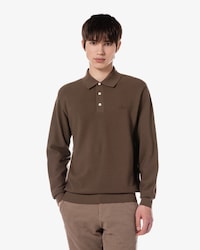 피케조직 카라 스웨터 폴로