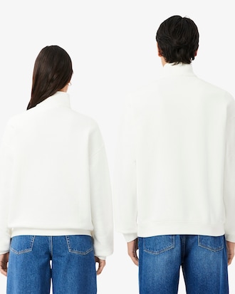 루즈핏 반집업 풀오버