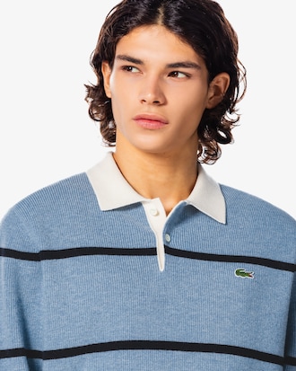 립조직 럭비 스웨터 폴로셔츠