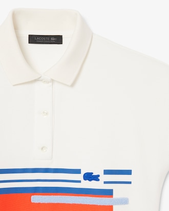 여성 프린티드 쁘띠 피케 레귤러 폴로