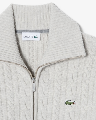 케이블 집업 가디건