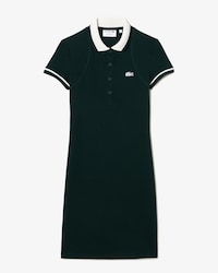 메쉬 믹스 폴로 드레스