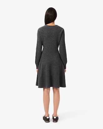 울 핏앤플레어 미니원피스