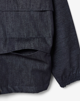 유니섹스 인디고 데님 트랙탑