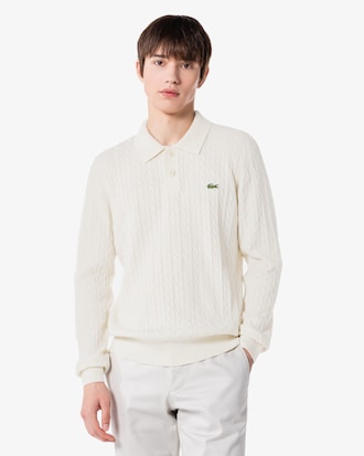 케이블 스웨터 폴로