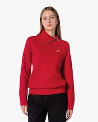 사선 하프짚업 스웨터