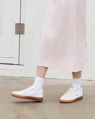 여성 Baseshot Pro 레더 스니커즈