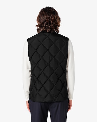 다이아 퀼팅 다운 베스트