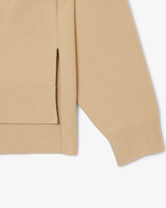 더블페이스 후드 스웨터