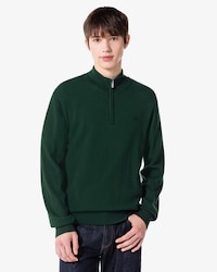 베이직 반집업 풀오버
